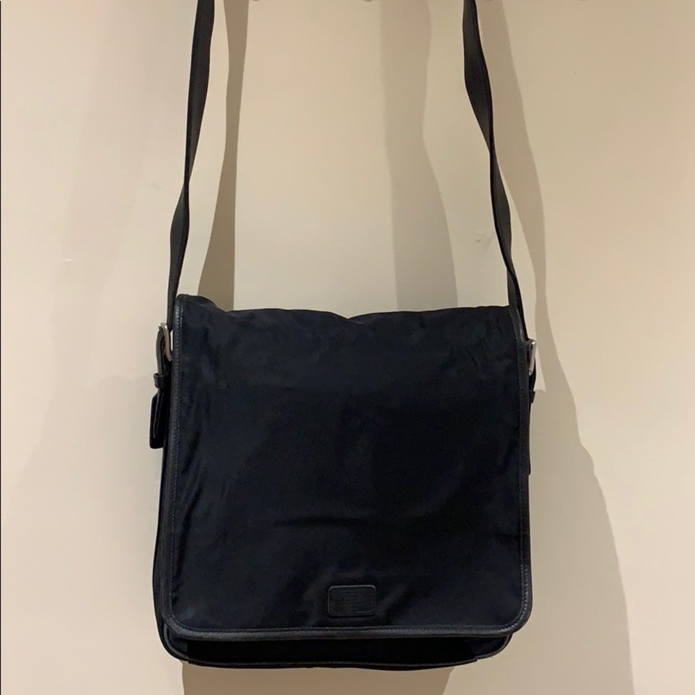 Coach nylon messenger bag.